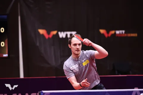 Cedric Nuytinck WTT Singapore Smash 2026 table tennis